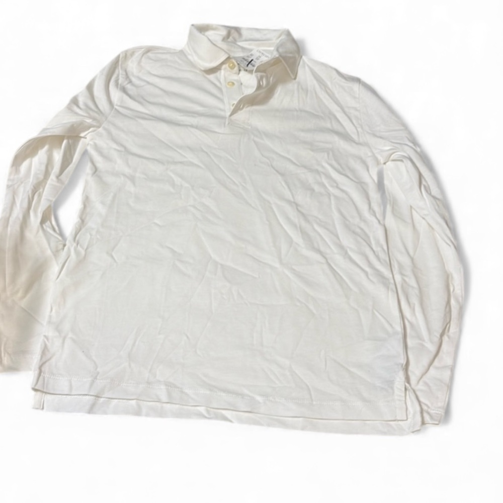 NWT Crewcuts Boys Long Sleeve Polo Shirt 100% Cotton Size 12 Youth - Picture 1 of 8